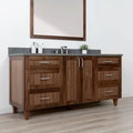 
                  
                    Bridgeport SLIM 72" American Black Walnut Bathroom Vanity Teodor Bathroom Vanity Canada
                  
                