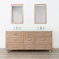 
                  
                    Bridgeport SLIM 72" White Oak Bathroom Vanity, Double Sink - All Drawers Teodor Bathroom Vanity Canada
                  
                