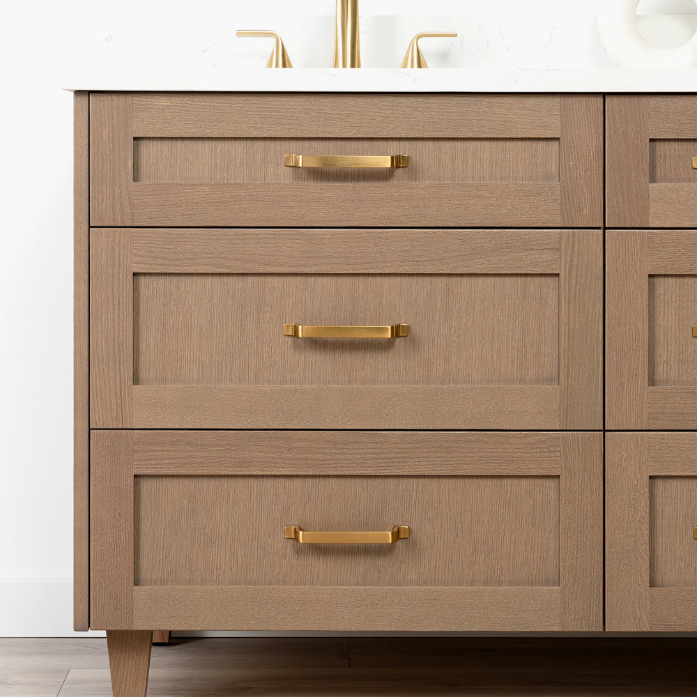 
                  
                    Bridgeport 72" Almond Coast Bathroom Vanity, Double Sink - All Drawers
                  
                