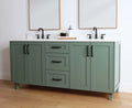 
                  
                    Bridgeport SLIM 72" Sage Green Bathroom Vanity, Double Sink Teodor Bathroom Vanity Canada
                  
                
