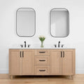 
                  
                    Bridgeport 72" White Oak Bathroom Vanity, Double Sink
                  
                