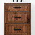 
                  
                    Bridgeport SLIM 24" American Black Walnut Bathroom Vanity - All Drawers Teodor Bathroom Vanity Canada
                  
                