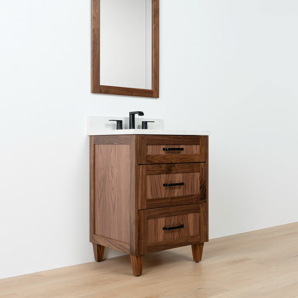 
                  
                    Bridgeport 24" American Black Walnut Bathroom Vanity
                  
                