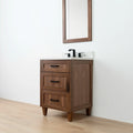 
                  
                    Bridgeport SLIM 24" American Black Walnut Bathroom Vanity - All Drawers Teodor Bathroom Vanity Canada
                  
                