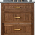 
                  
                    Bridgeport SLIM 30" American Black Walnut Bathroom Vanity - All Drawers Teodor Bathroom Vanity Canada
                  
                