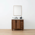 
                  
                    Bridgeport SLIM 36" American Black Walnut Bathroom Vanity, Left Sink Teodor Bathroom Vanity Canada
                  
                