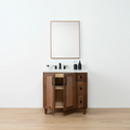 
                  
                    Bridgeport SLIM 36" American Black Walnut Bathroom Vanity, Left Sink Teodor Bathroom Vanity Canada
                  
                