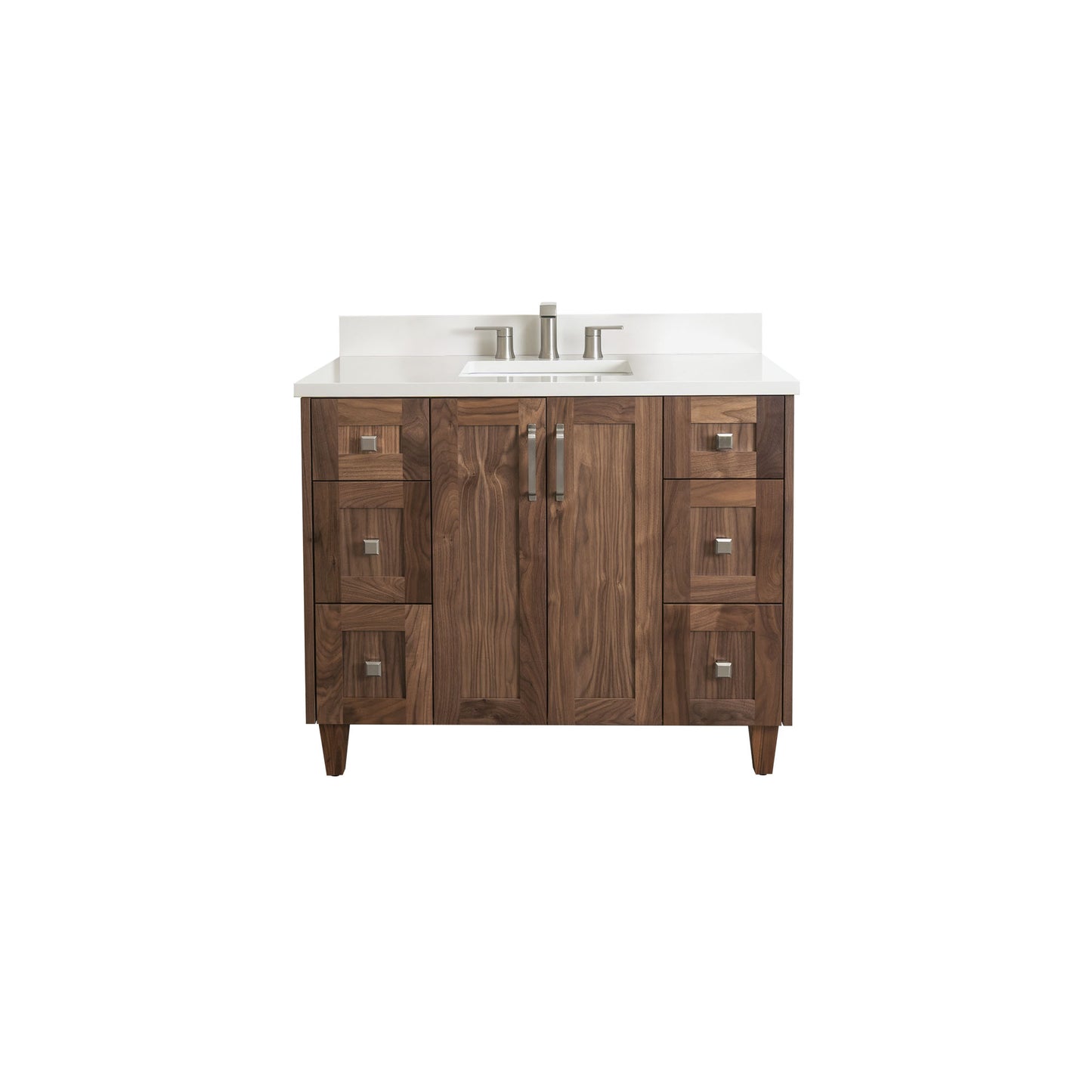 Bridgeport SLIM 42" American Black Walnut Bathroom Vanity