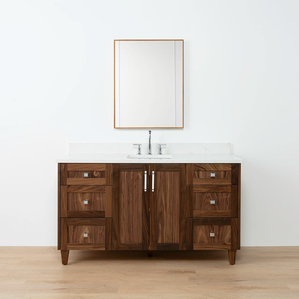 
                  
                    Bridgeport 60" American Black Walnut Bathroom Vanity
                  
                