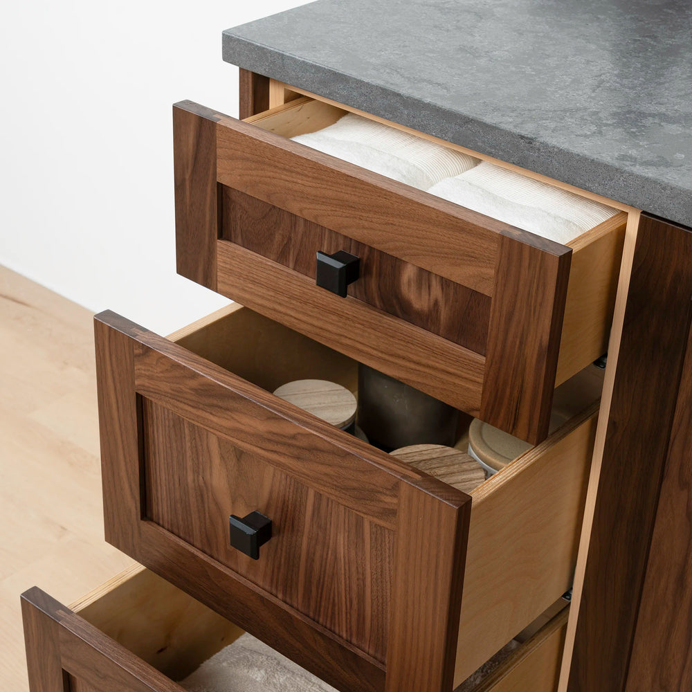 
                  
                    Bridgeport 60" American Black Walnut Bathroom Vanity
                  
                