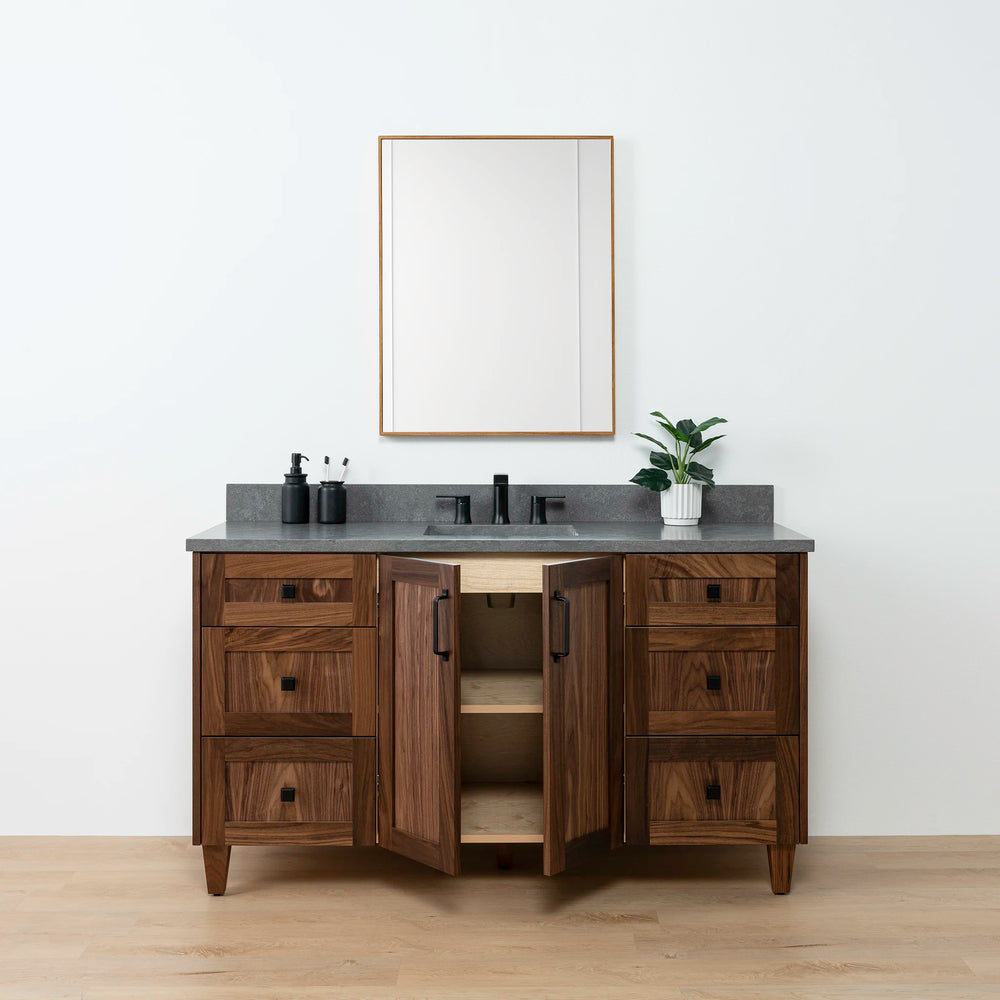 
                  
                    Bridgeport 60" American Black Walnut Bathroom Vanity
                  
                