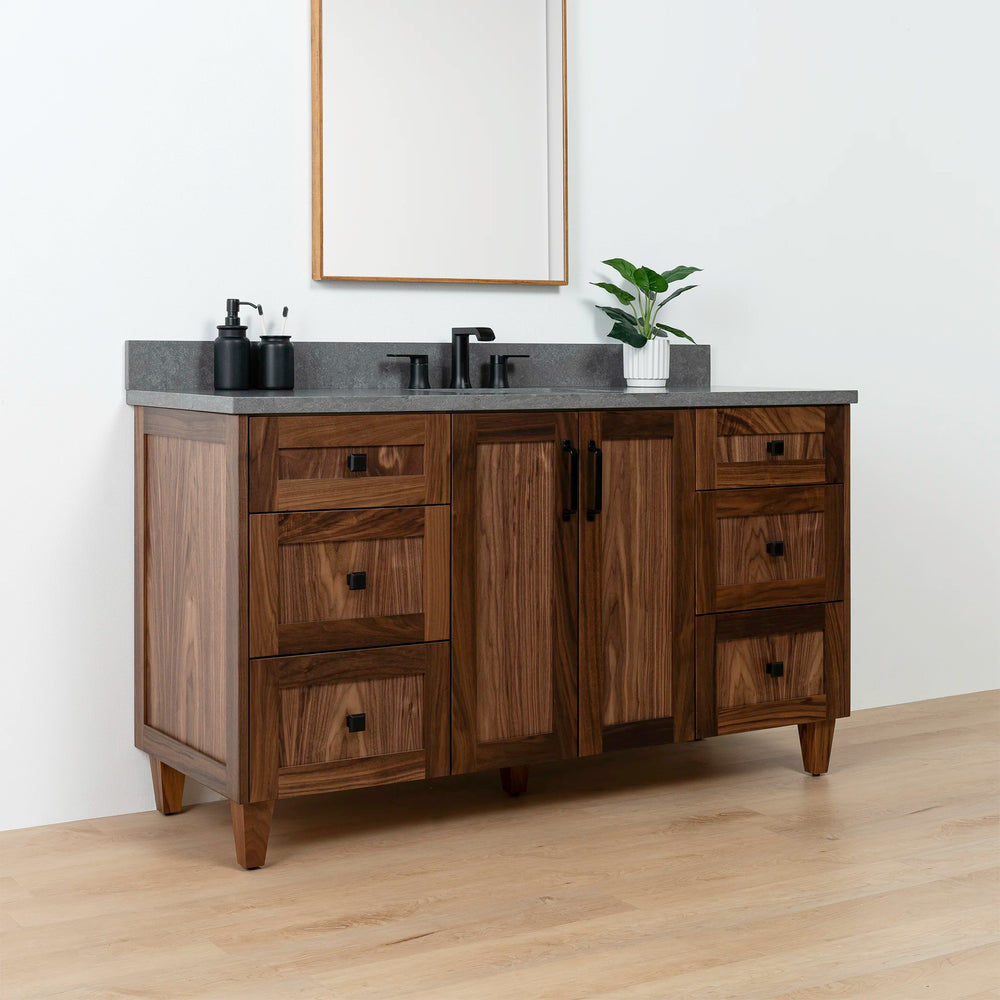 
                  
                    Bridgeport 60" American Black Walnut Bathroom Vanity
                  
                