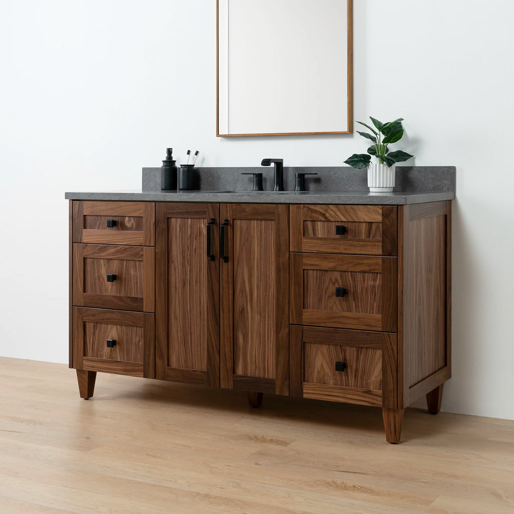 
                  
                    Bridgeport 60" American Black Walnut Bathroom Vanity
                  
                