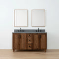 
                  
                    Bridgeport SLIM 60" American Black Walnut Bathroom Vanity, Double Sink Teodor Bathroom Vanity Canada
                  
                