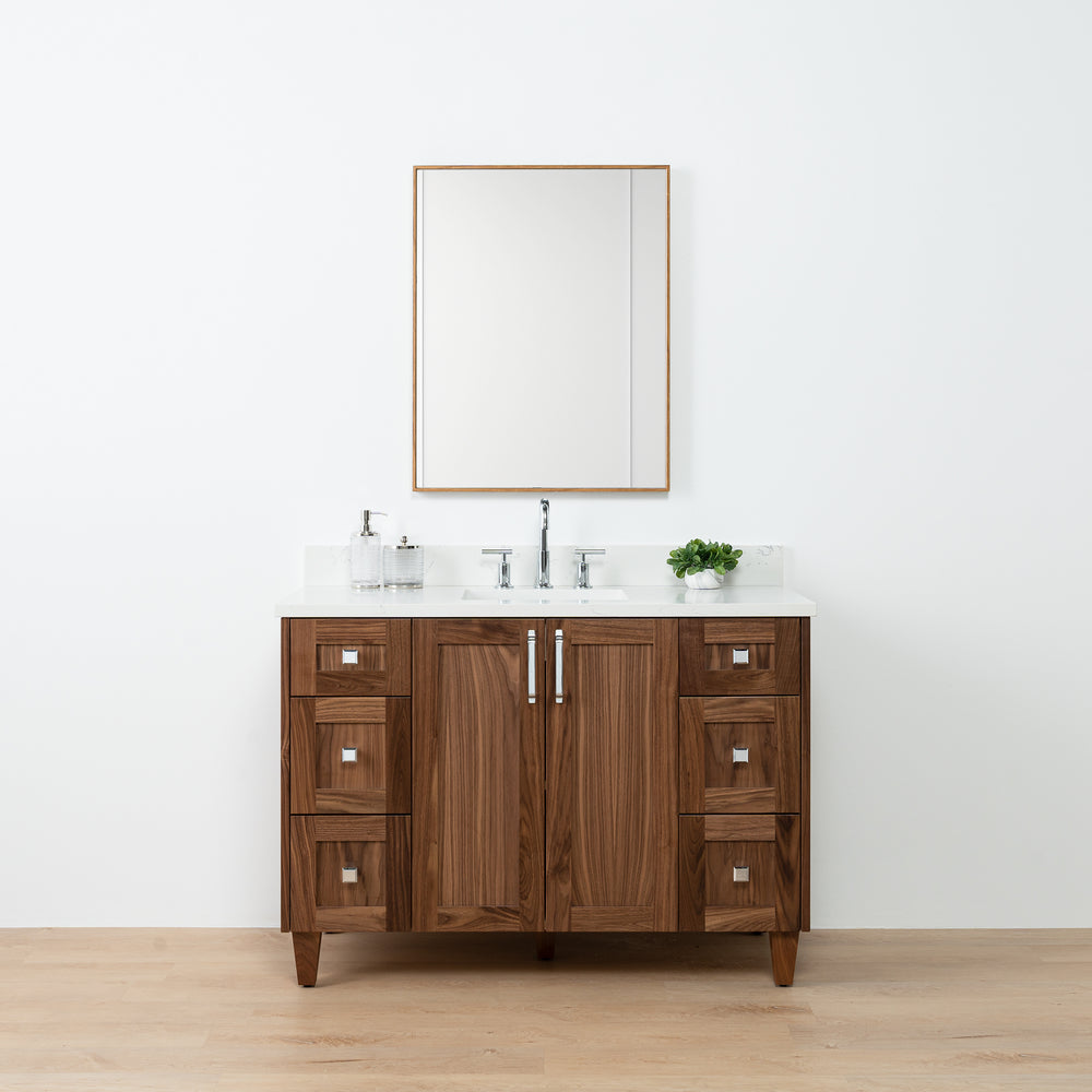 
                  
                    Bridgeport 48" American Black Walnut Bathroom Vanity
                  
                