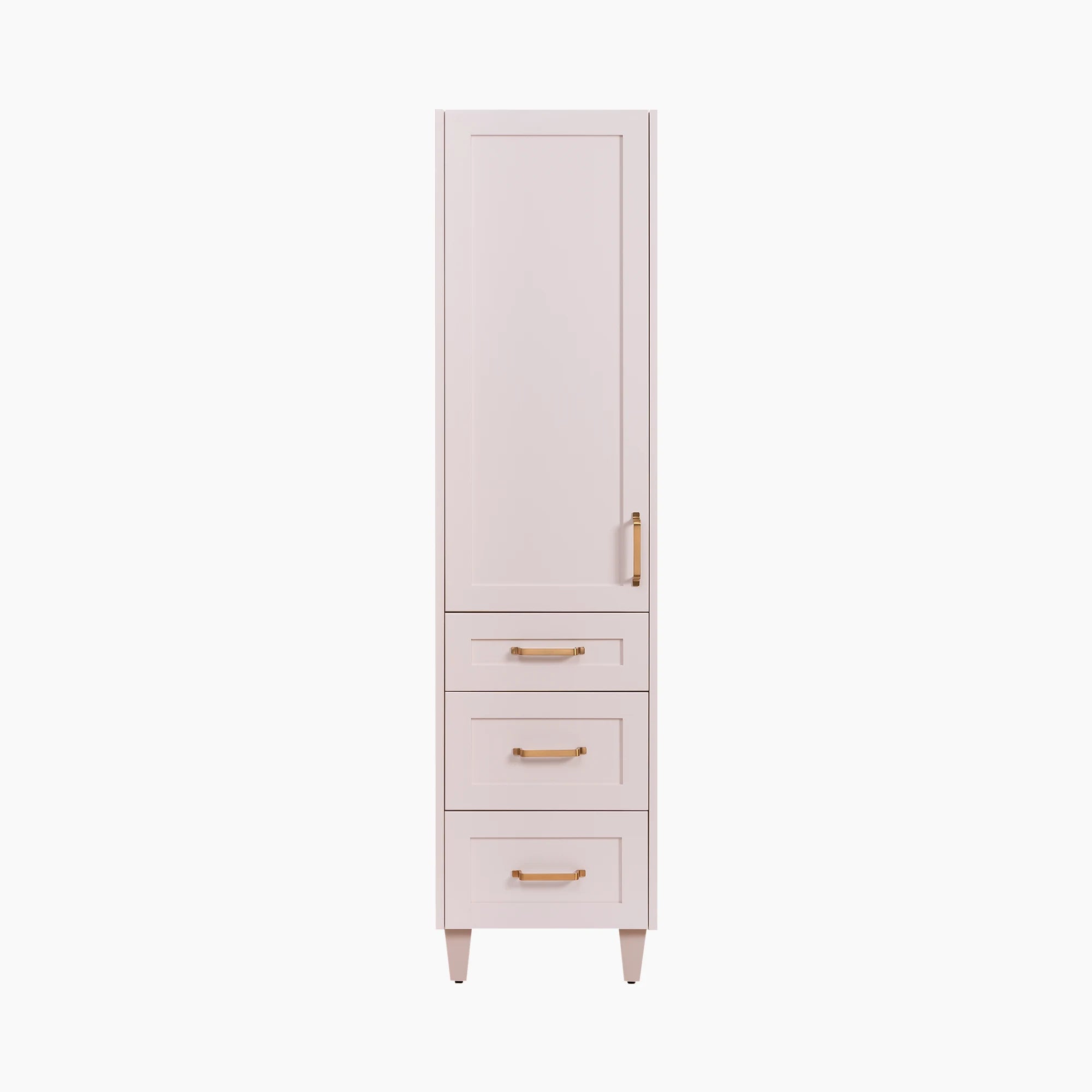 Bridgeport Champagne Pink Linen Cabinet