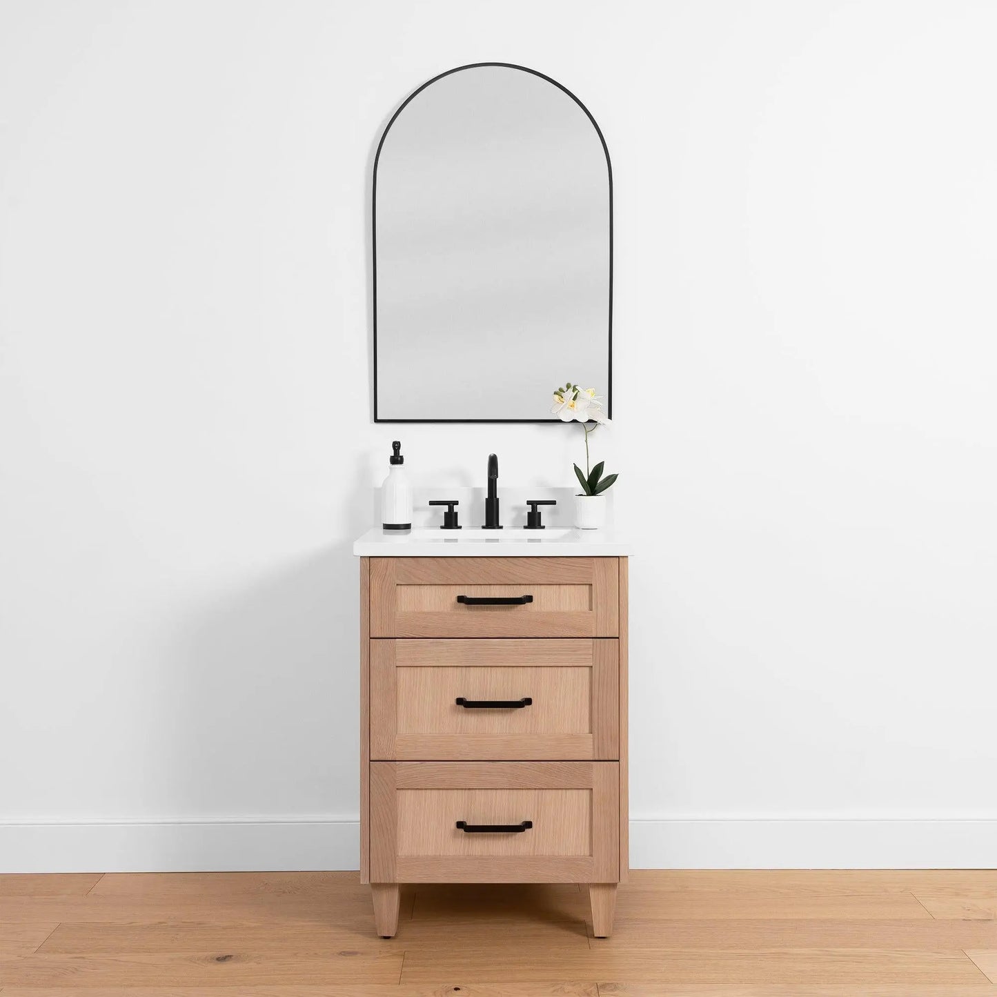 Bridgeport SLIM, 24" Teodor® White Oak Vanity Teodor Bathroom VanityCanada