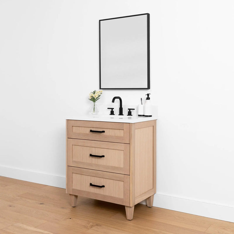 Bridgeport SLIM, 30" Teodor® White Oak Vanity Teodor Bathroom VanityCanada
