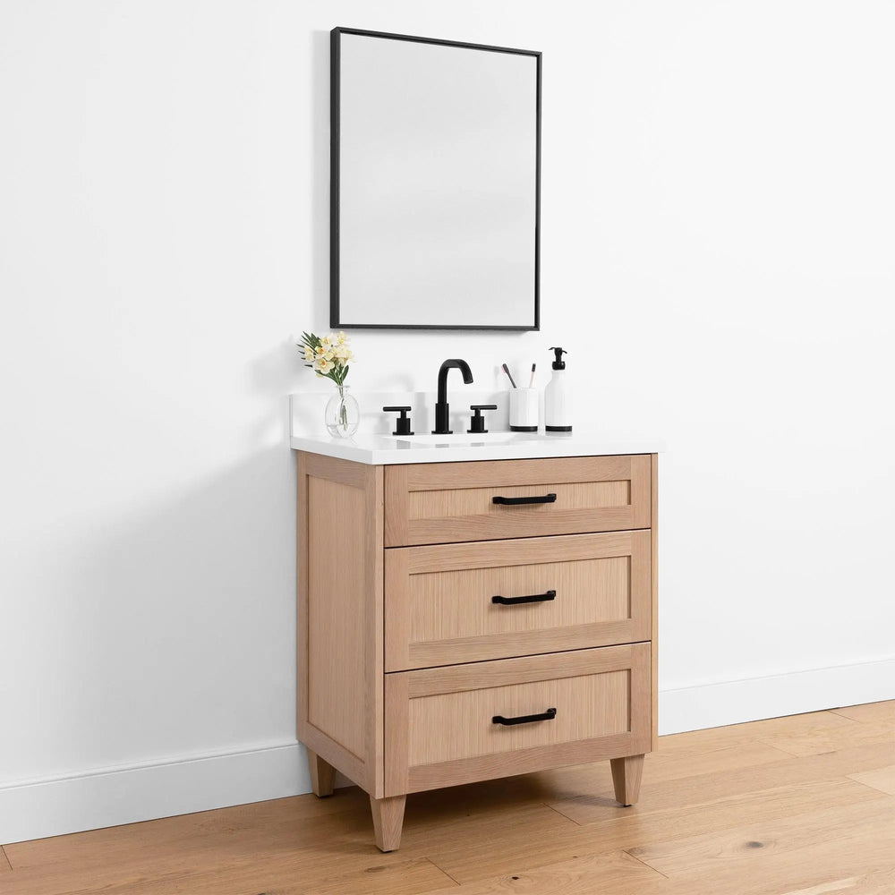 
                  
                    Bridgeport SLIM, 30" Teodor® White Oak Vanity Teodor Bathroom VanityCanada
                  
                