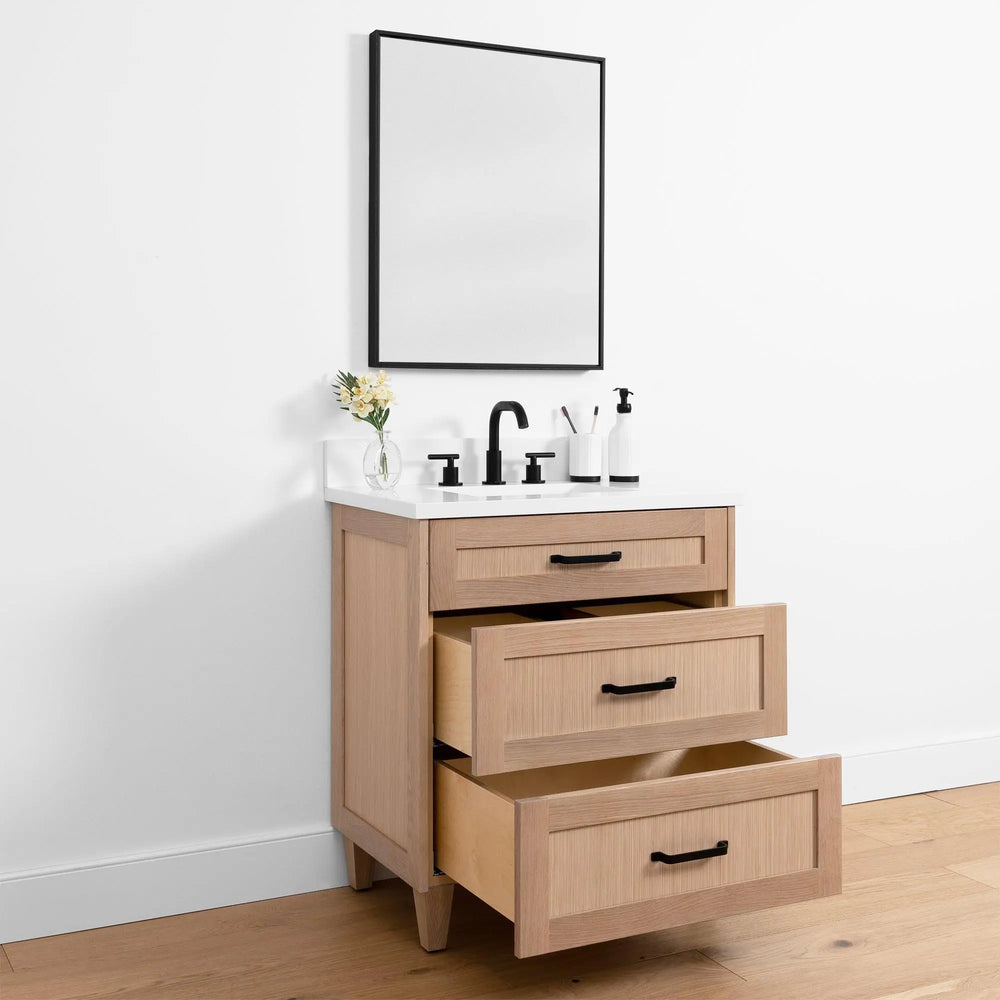 
                  
                    Bridgeport SLIM, 30" Teodor® White Oak Vanity Teodor Bathroom VanityCanada
                  
                