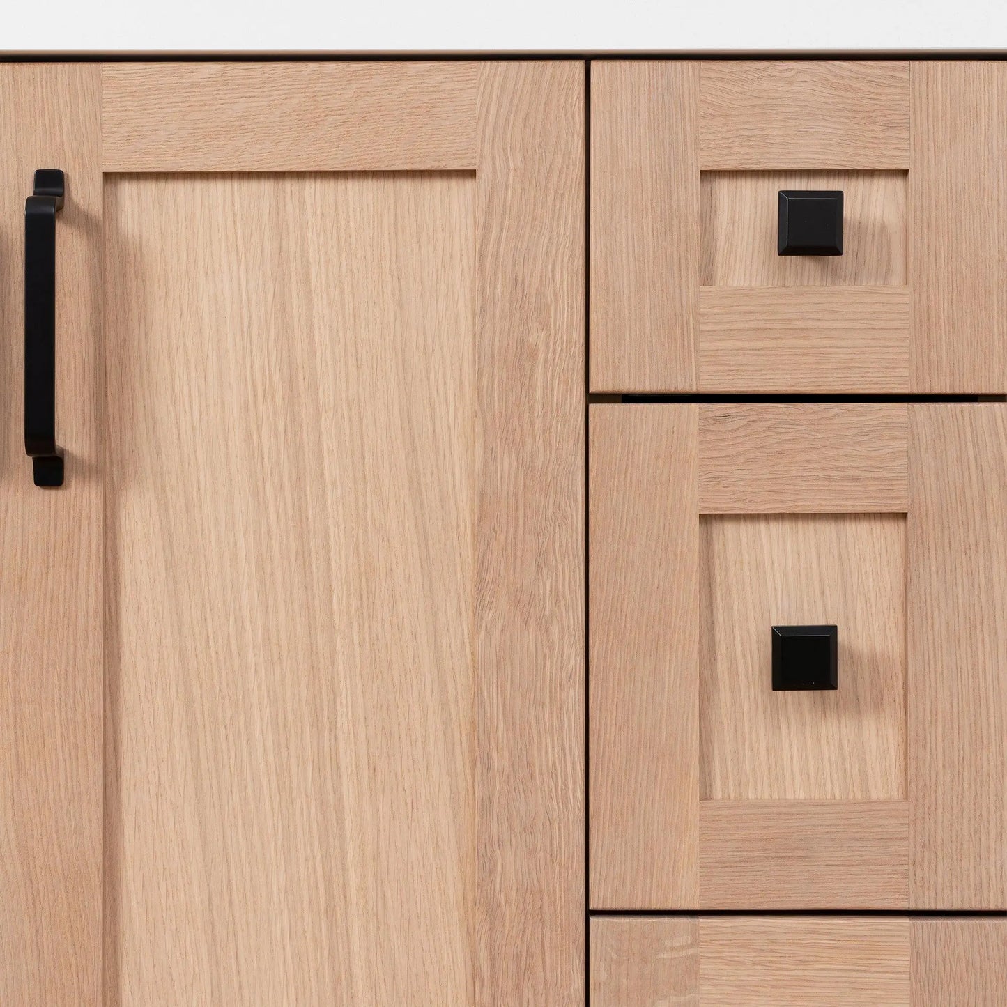 Bridgeport SLIM, 36" Teodor® White Oak Vanity, Left Sink Teodor Bathroom VanityCanada