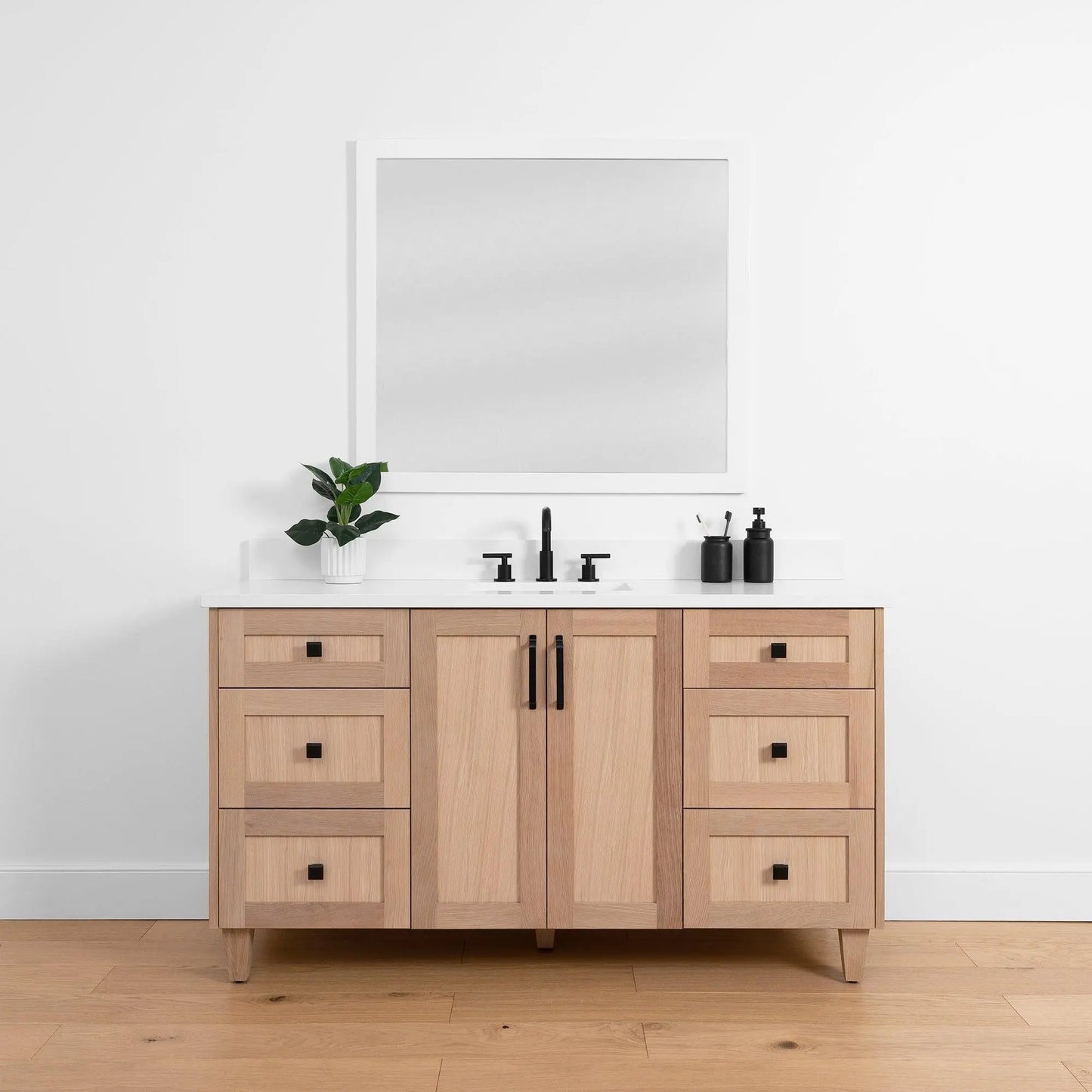 Bridgeport SLIM, 60" Teodor® White Oak Vanity Teodor Bathroom VanityCanada