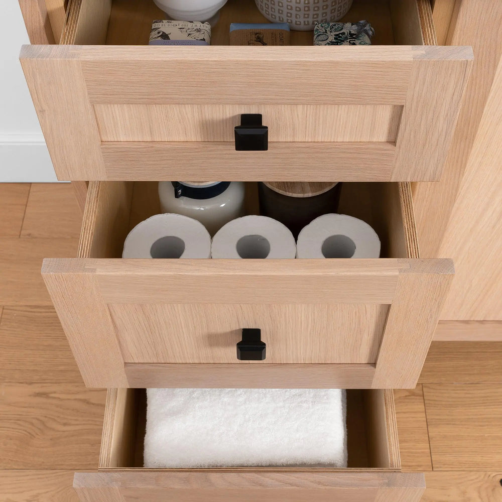 
                  
                    Bridgeport SLIM, 60" Teodor® White Oak Vanity Teodor Bathroom VanityCanada
                  
                
