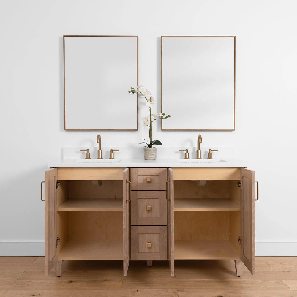 
                  
                    Bridgeport SLIM, 60" Teodor® White Oak Vanity, Double Sink Teodor Bathroom VanityCanada
                  
                