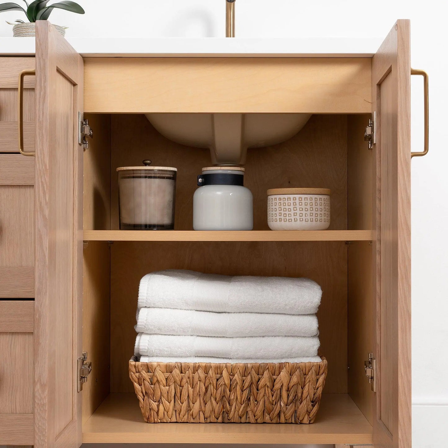 Bridgeport SLIM, 60" Teodor® White Oak Vanity, Double Sink Teodor Bathroom VanityCanada