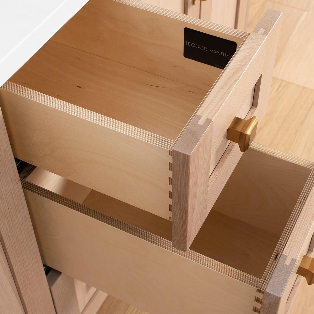 
                  
                    Bridgeport SLIM, 60" Teodor® White Oak Vanity, Double Sink Teodor Bathroom VanityCanada
                  
                