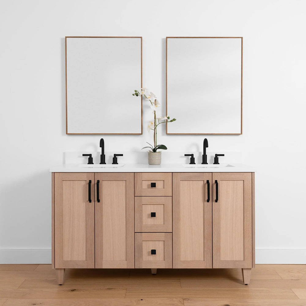 
                  
                    Bridgeport SLIM, 60" Teodor® White Oak Vanity, Double Sink Teodor Bathroom VanityCanada
                  
                