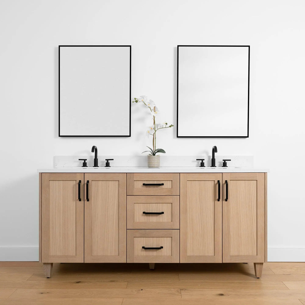 
                  
                    Bridgeport SLIM, 72" Teodor® White Oak Vanity, Double Sink Teodor Bathroom VanityCanada
                  
                