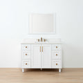 
                  
                    Bridgeport 48" Satin White Bathroom Vanity
                  
                