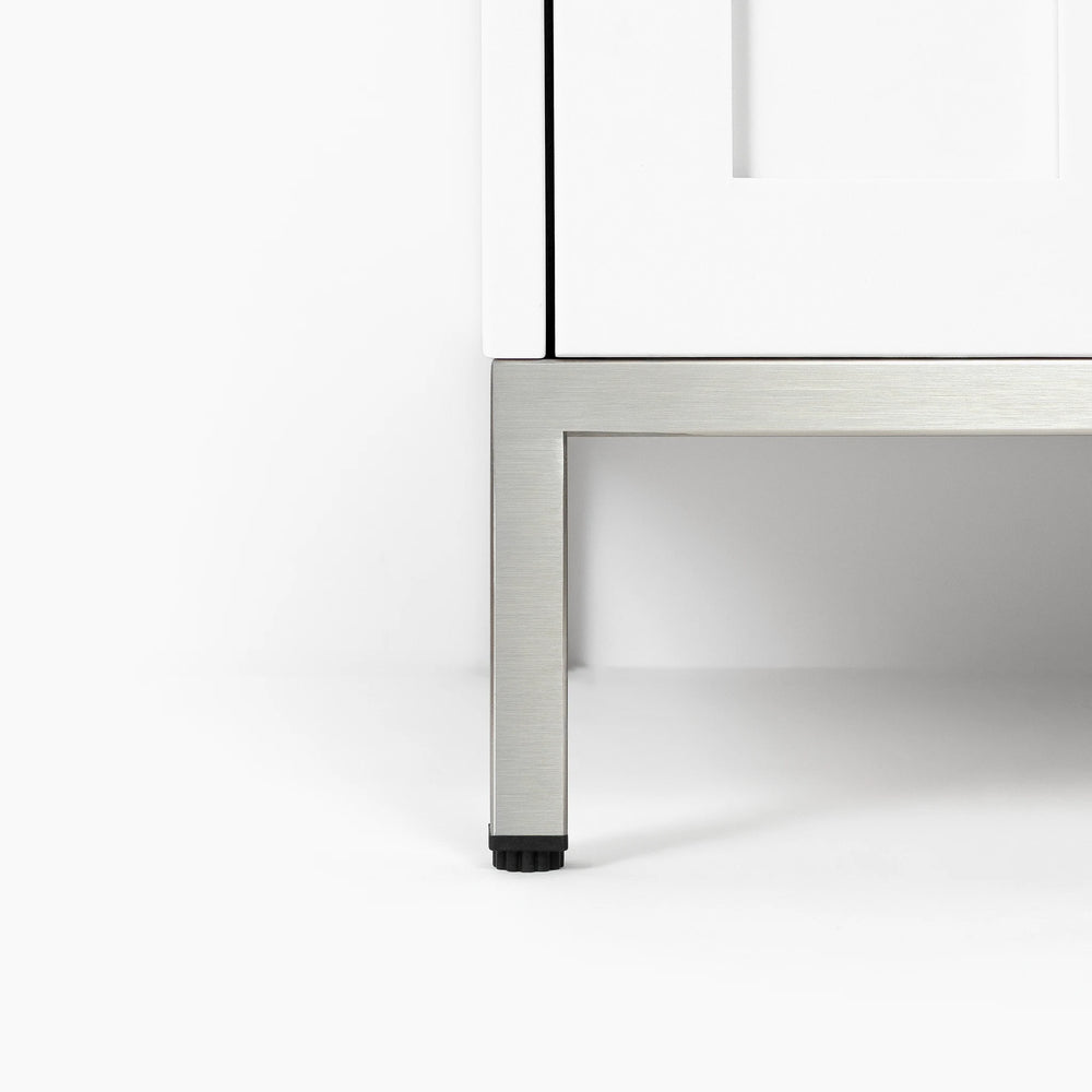 
                  
                    Bridgeport 36" Satin White Bathroom Vanity, Right Sink
                  
                