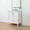
                  
                    Bridgeport SLIM 30" Satin White Bathroom Vanity
                  
                
