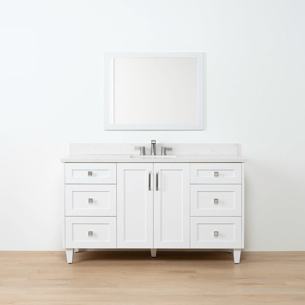 
                  
                    Bridgeport SLIM 60" Satin White Bathroom Vanity
                  
                