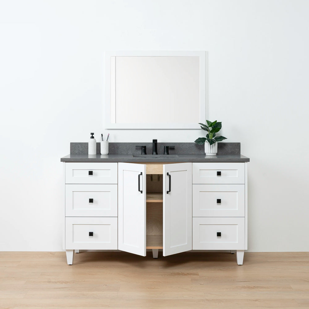 
                  
                    Bridgeport SLIM 60" Satin White Bathroom Vanity
                  
                