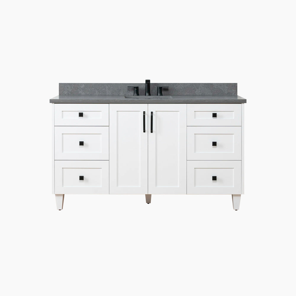 
                  
                    Bridgeport SLIM 60" Satin White Bathroom Vanity
                  
                