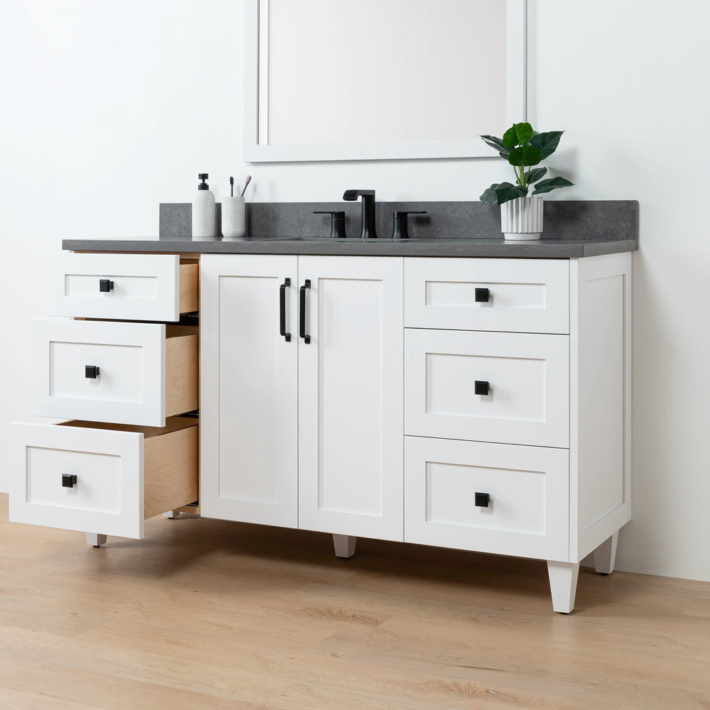 
                  
                    Bridgeport SLIM 60" Satin White Bathroom Vanity
                  
                