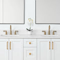 
                  
                    Bridgeport SLIM 60" Satin White Bathroom Vanity, Double Sink
                  
                