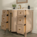 
                  
                    Bridgeport 42" White Oak Bathroom Vanity
                  
                