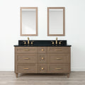
                  
                    Bridgeport 60" Almond Coast Bathroom Vanity, Double Sink - All Drawers
                  
                