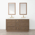 
                  
                    Bridgeport 60" Almond Coast Bathroom Vanity, Double Sink - All Drawers
                  
                