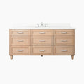 
                  
                    Bridgeport SLIM 72" White Oak Bathroom Vanity - All Drawers Teodor Bathroom Vanity Canada
                  
                