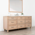 
                  
                    Bridgeport SLIM 72" White Oak Bathroom Vanity - All Drawers Teodor Bathroom Vanity Canada
                  
                