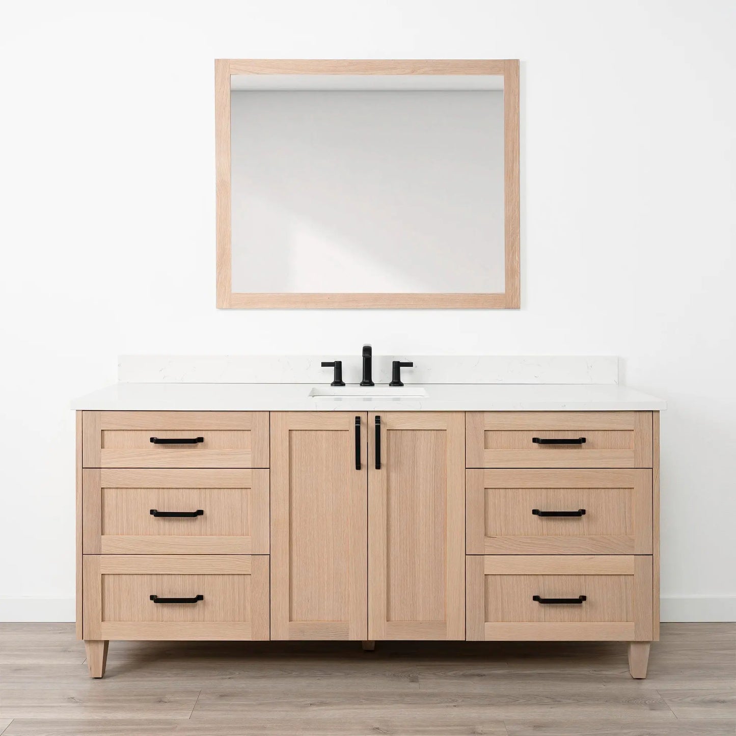 
                  
                    Bridgeport SLIM 72" White Oak Bathroom Vanity Teodor Bathroom Vanity Canada
                  
                