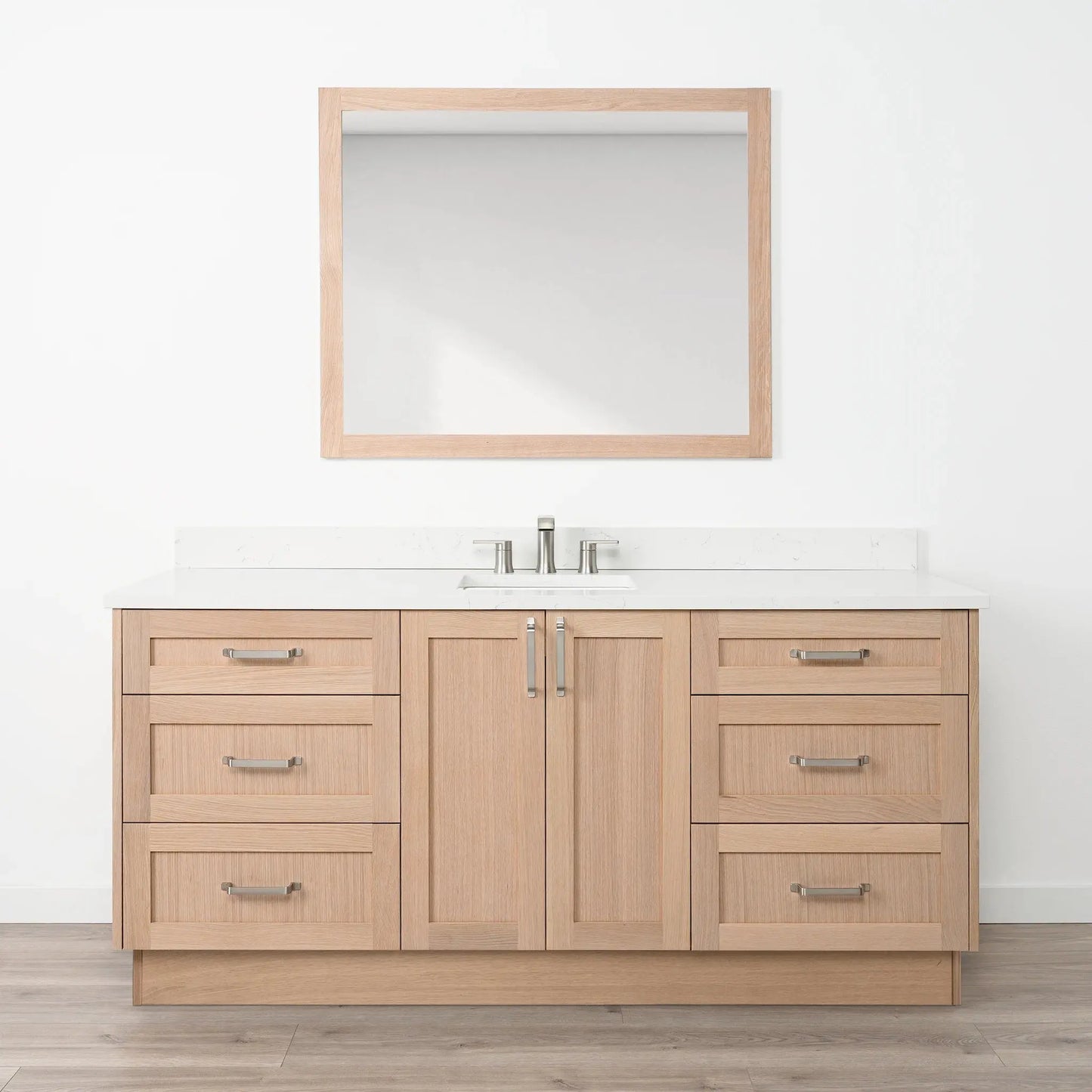 
                  
                    Bridgeport SLIM 72" White Oak Bathroom Vanity Teodor Bathroom Vanity Canada
                  
                
