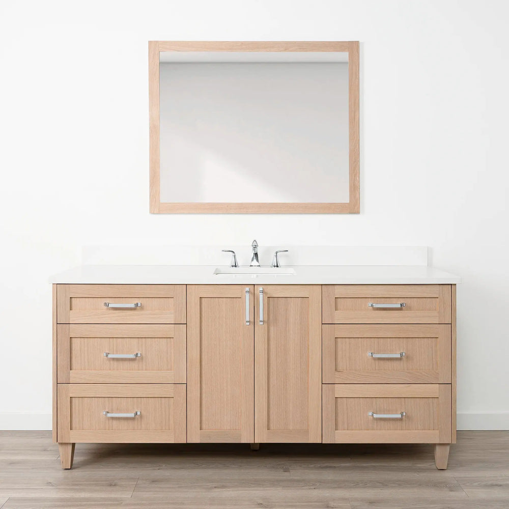 
                  
                    Bridgeport SLIM 72" White Oak Bathroom Vanity Teodor Bathroom Vanity Canada
                  
                