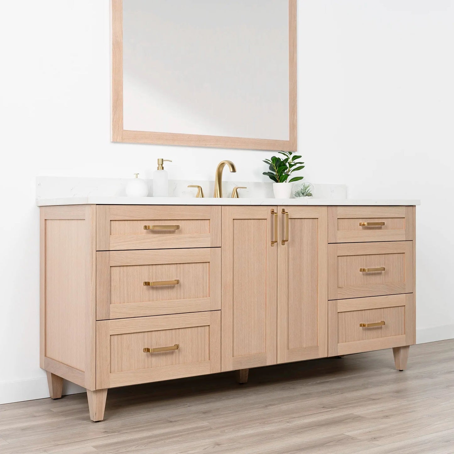 
                  
                    Bridgeport SLIM 72" White Oak Bathroom Vanity Teodor Bathroom Vanity Canada
                  
                