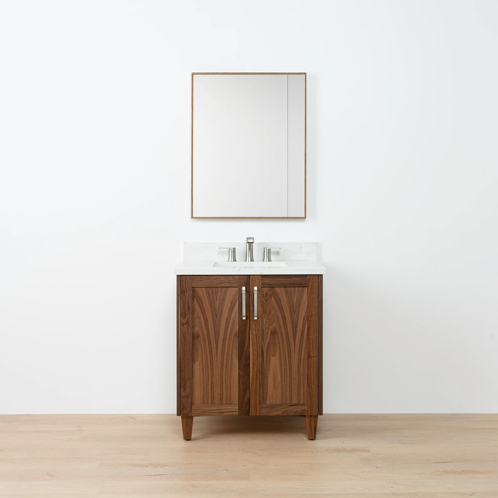 
                  
                    Bridgeport 30" American Black Walnut Bathroom Vanity w/ Doors
                  
                